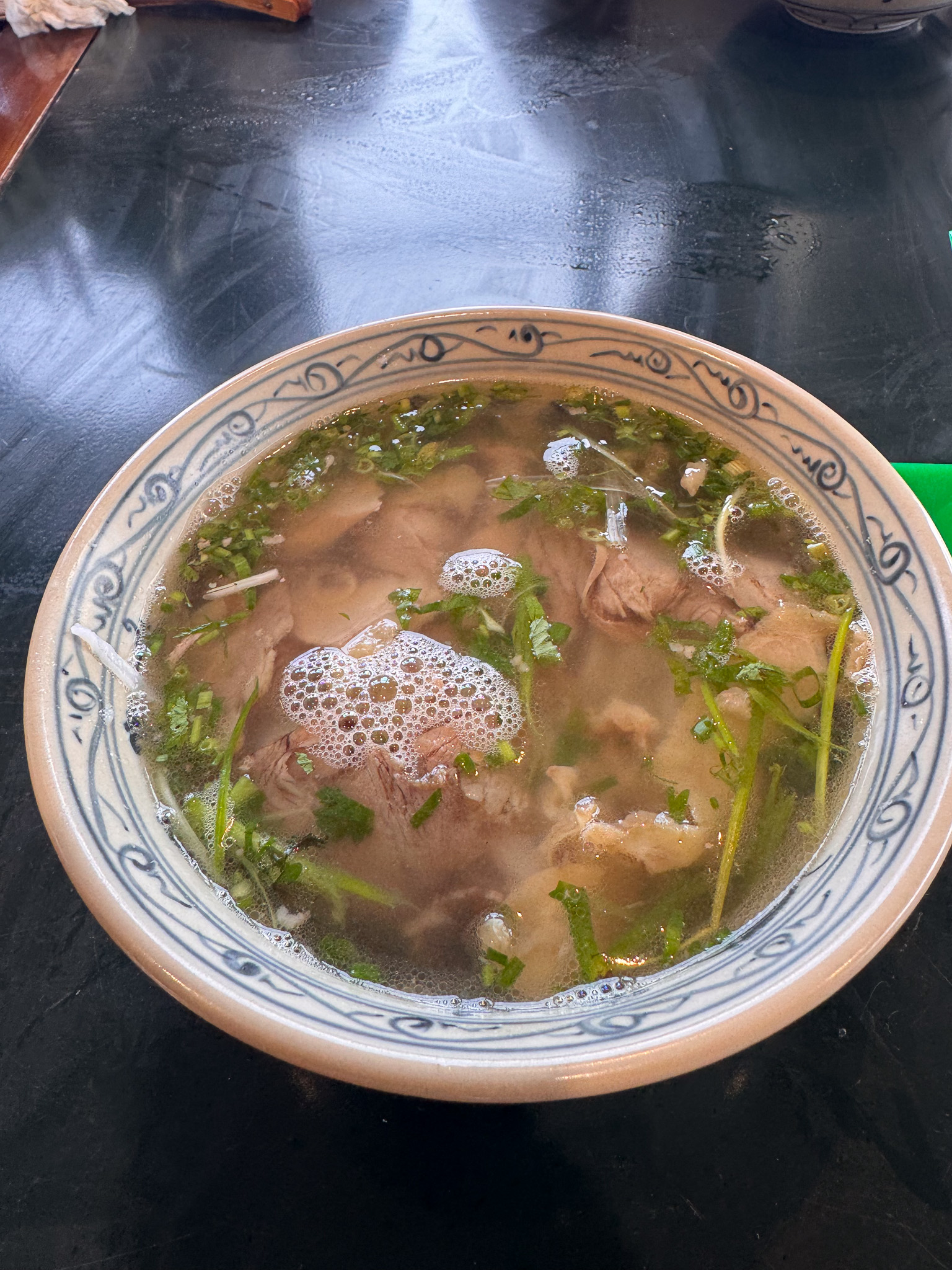 A bowl of pho at the summit